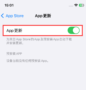 华州苹果15维修中心如何让iPhone15APP自动更新